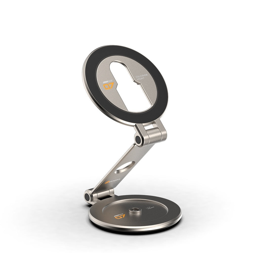 Dual Magnetic Phone Bracket with Cold Shoe Port