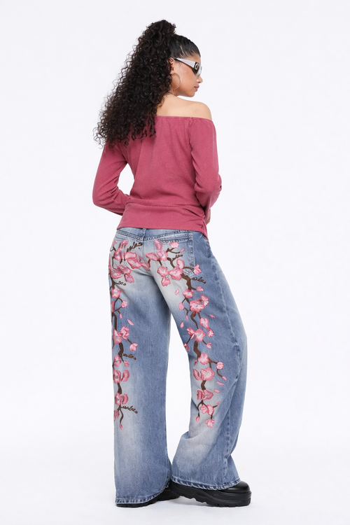 Cherry Blossom Jeans